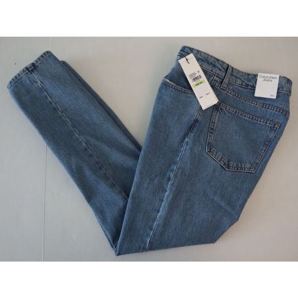 Calvin Klein 40JM770450 Men's Sz 30x30 Desert Blue Slim Fit Denim Jeans $90 - Picture 7 of 9
